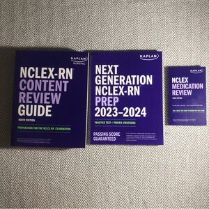 Kaplan NCLEX-RN Exam Prep Books